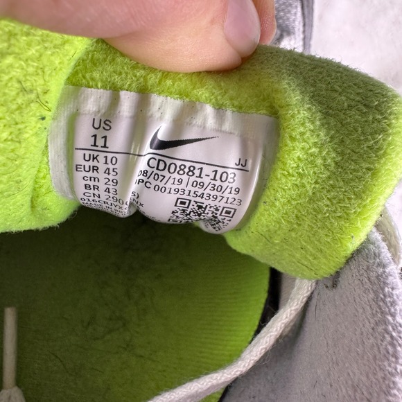 Nike Mens Air Max 90 Volt Neon Grey Green CD0881-103 Shoes Size 11 - Picture 12 of 13